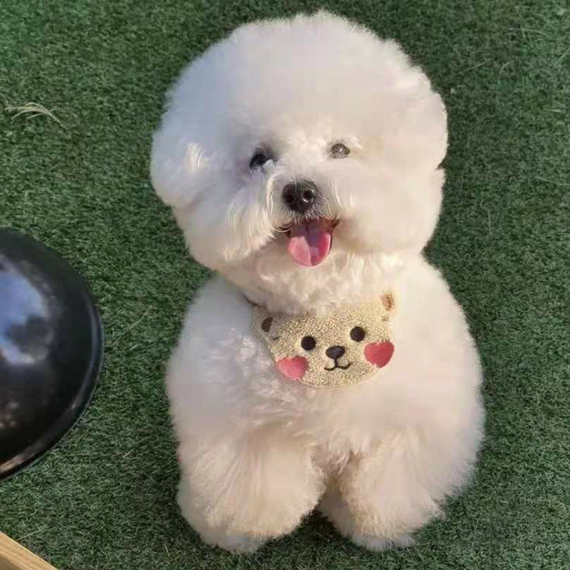 Small To Medium-Sized Dogs And Cats With Lace-Up Bibs