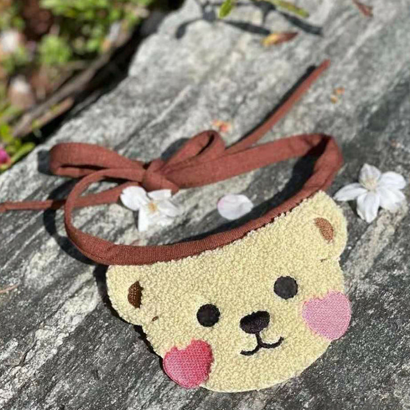 Small To Medium-Sized Dogs And Cats With Lace-Up Bibs