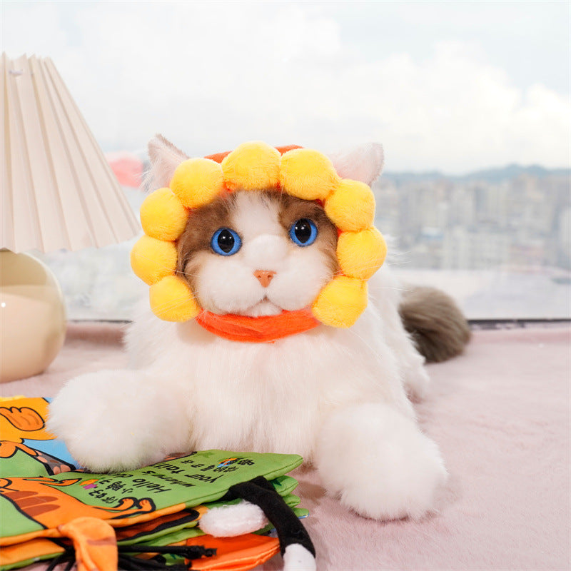Cute Sunflower Dog And Cat Hat