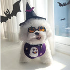 Halloween-Themed Pet Bibs With Elastic Drawstring
