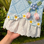 Fresh And Elegant Summer Thin Lace Dress For Pets